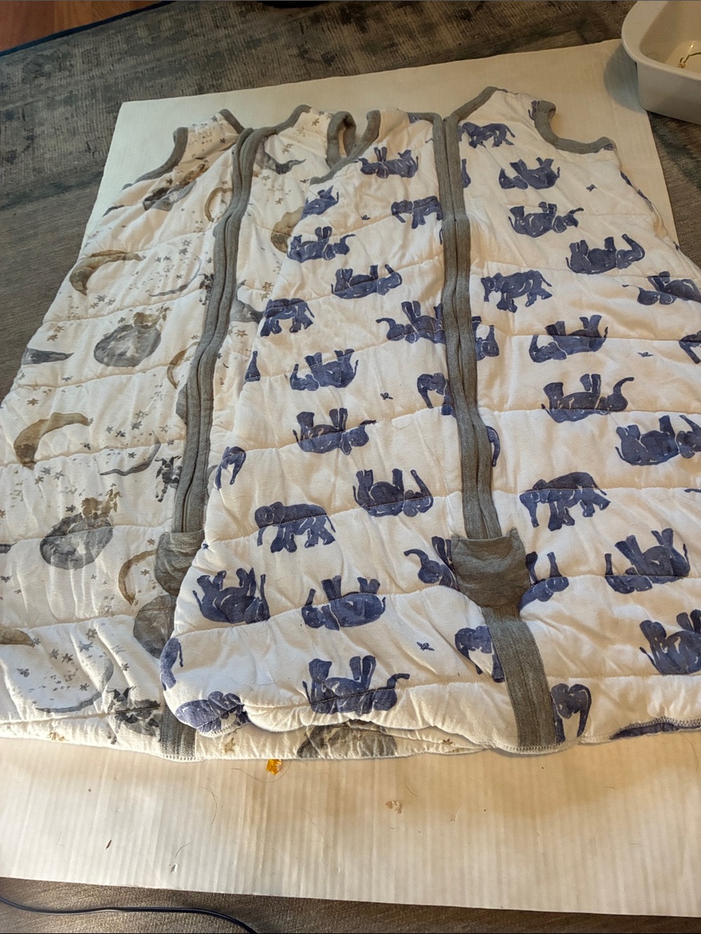 Two Sleep Sacks by Burt’s Bees Baby Sacks Size L 12- 18 Months Old